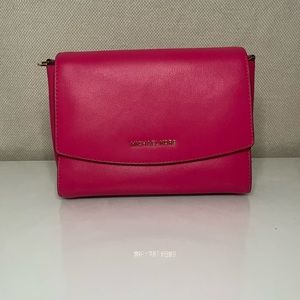 Michael Kors Ellis Hot Pink Crossbody